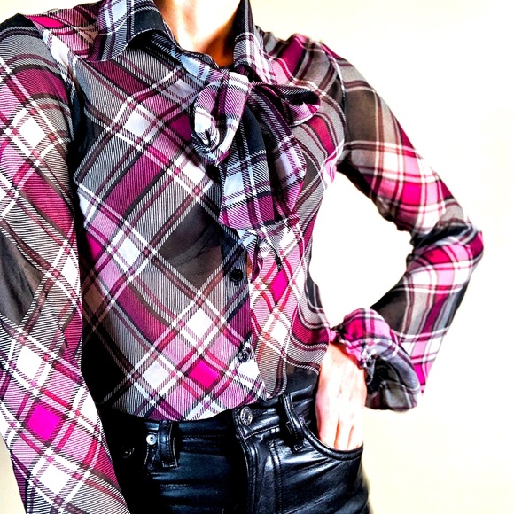 Denny Rose Body Sheer blouse - Picture 1 of 8